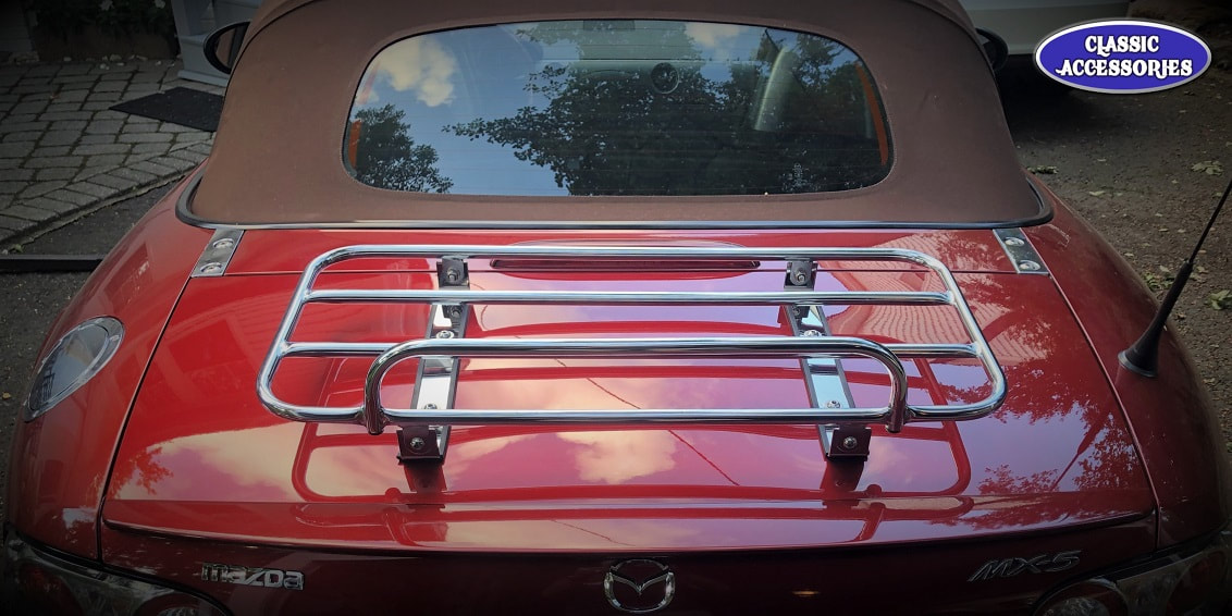 Mazda MX-5 NA NB NC Chrome Rear Luggage Rack Carrier Trunk Rack